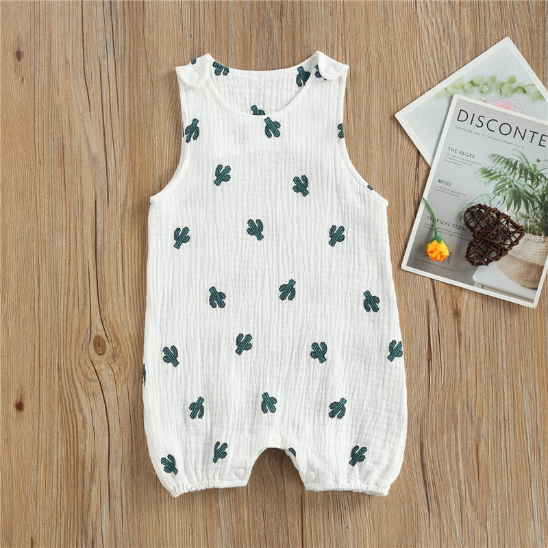 Baby Boy Linen Bodysuit (24M)