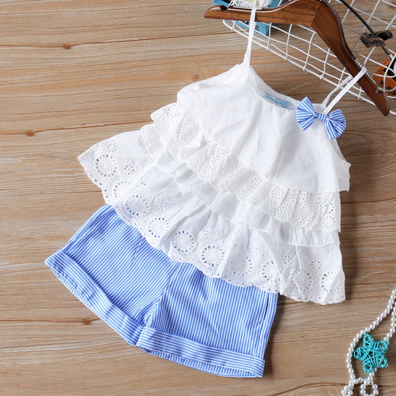 Girl's 2-Piece Spring/Summer Outfit Sets (2T-4T)