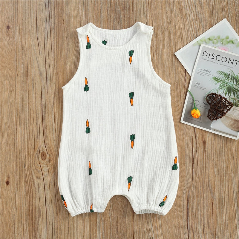 Baby Boys Linen Bodysuit (6-18M)