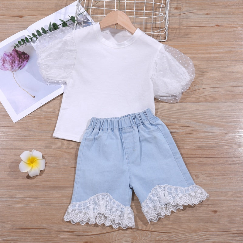 Girl's 2-Piece Spring/Summer Outfit Sets (2T-4T)