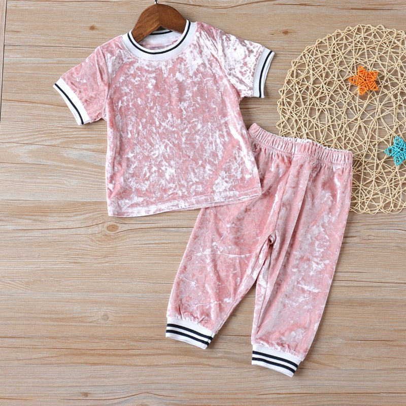 Girl's 2-Piece Spring/Summer Outfit Sets (2T-4T)