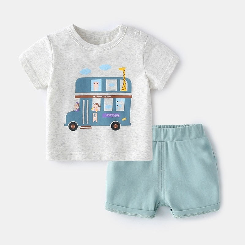 Boys Short Sets 24m-4t (Multiple Styles and Colors)