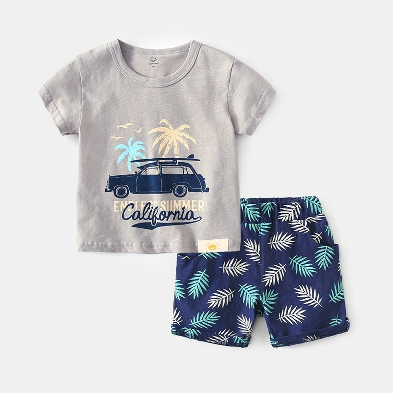 Boys Short Sets 24m-4t (Multiple Styles and Colors)