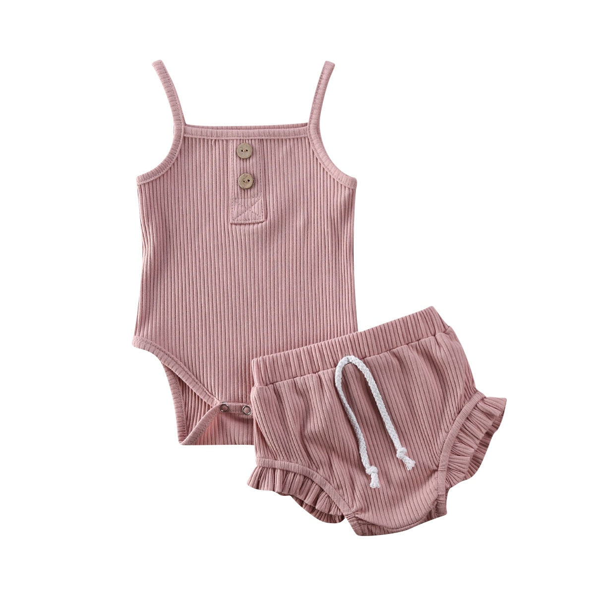 Baby Girl 2-Piece Romper Set (3-18M) (More Color Options)