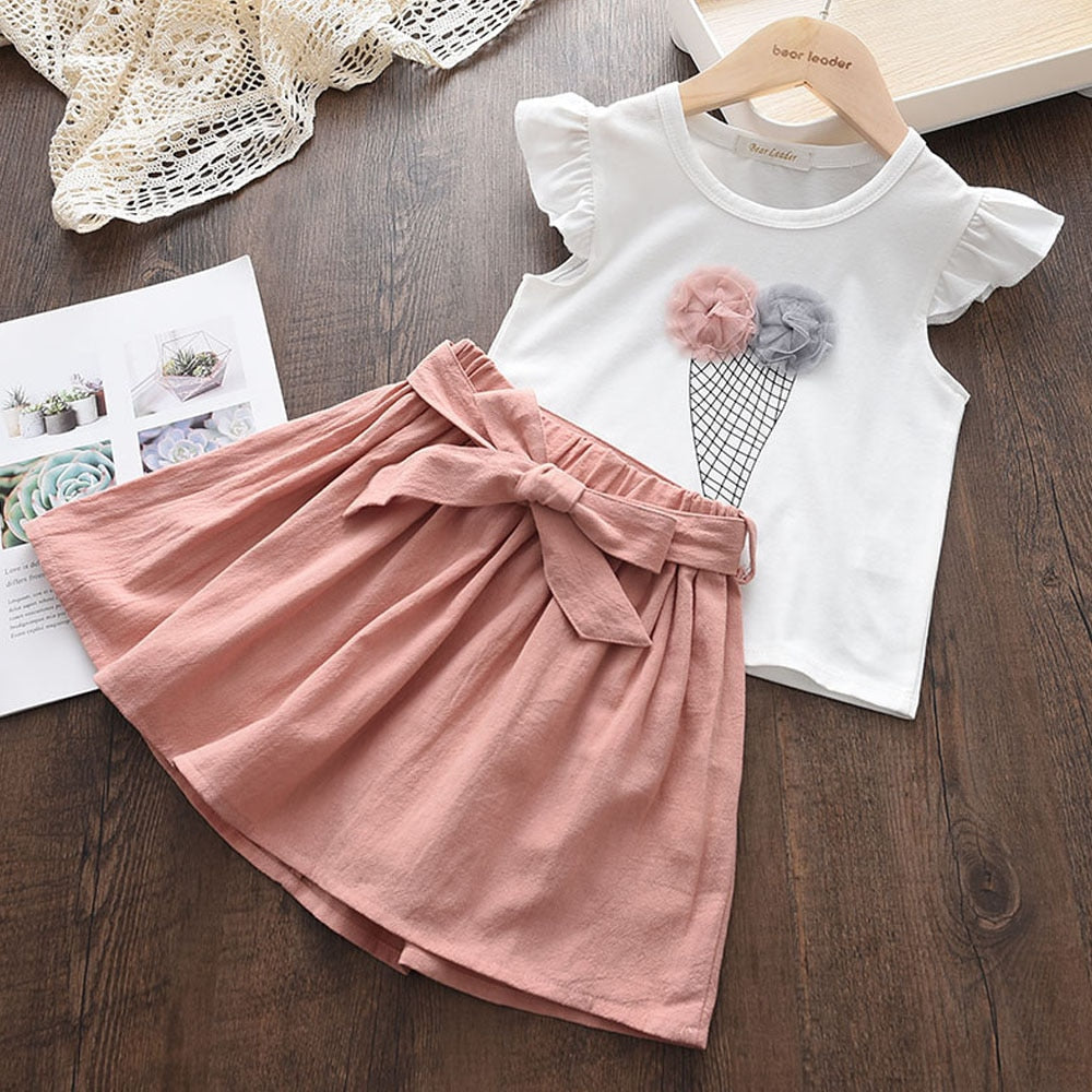 Girl's Spring/Summer 2-Piece Sets (2-6T)