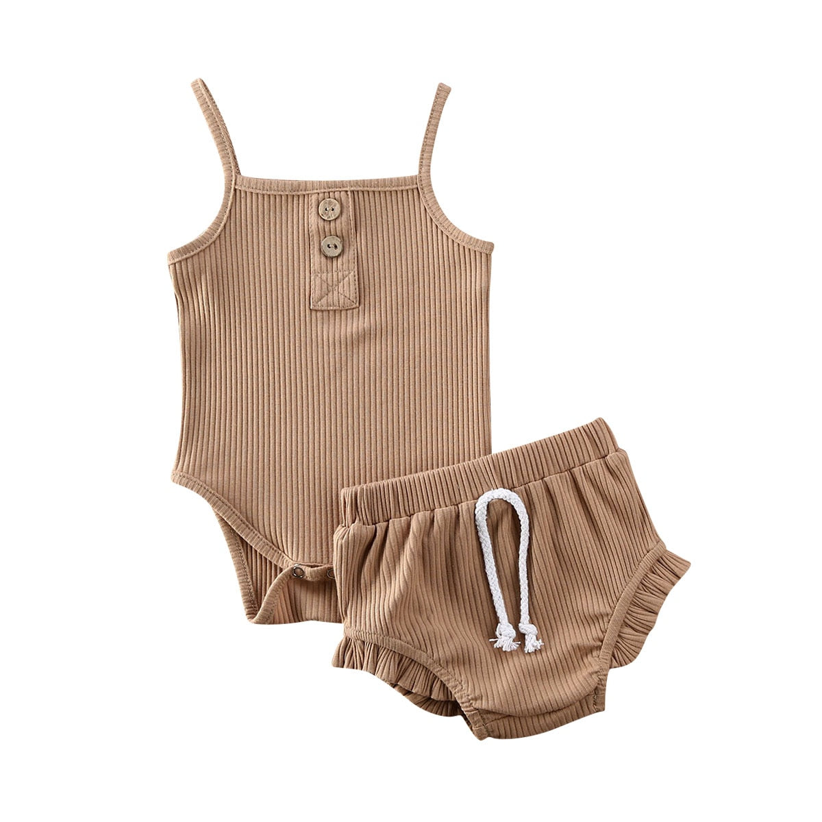 Baby Girl 2-Piece Romper Set (3-18M) (More Color Options)