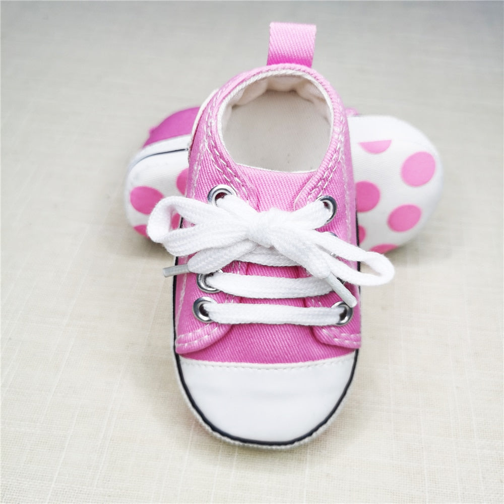 Baby Canvas Classic Sneakers (0-18M) Multiple Color Options