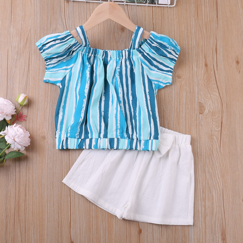 Girl's 2-Piece Spring/Summer Outfit Sets (2T-4T)