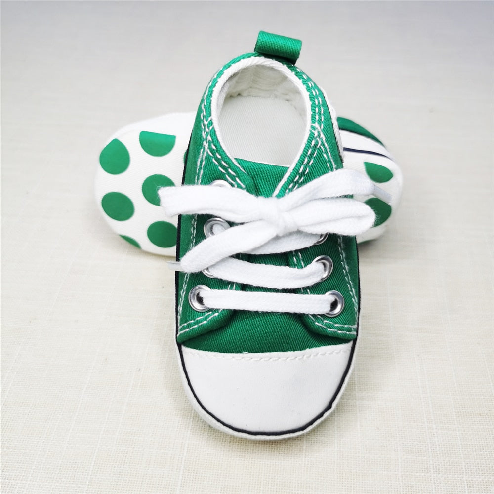 Baby Canvas Classic Sneakers (0-18M) Multiple Color Options