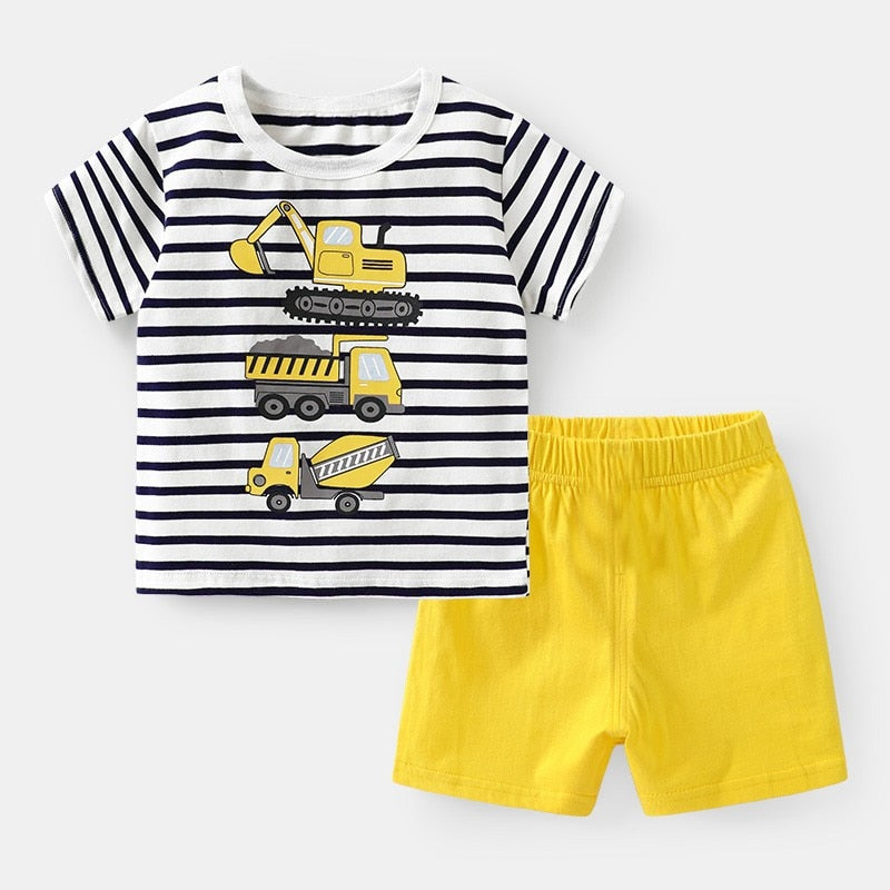 Boys Short Sets 24m-4t (Multiple Styles and Colors)