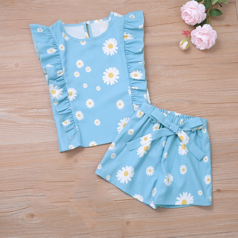 Girl's 2-Piece Spring/Summer Outfit Sets (2T-4T)