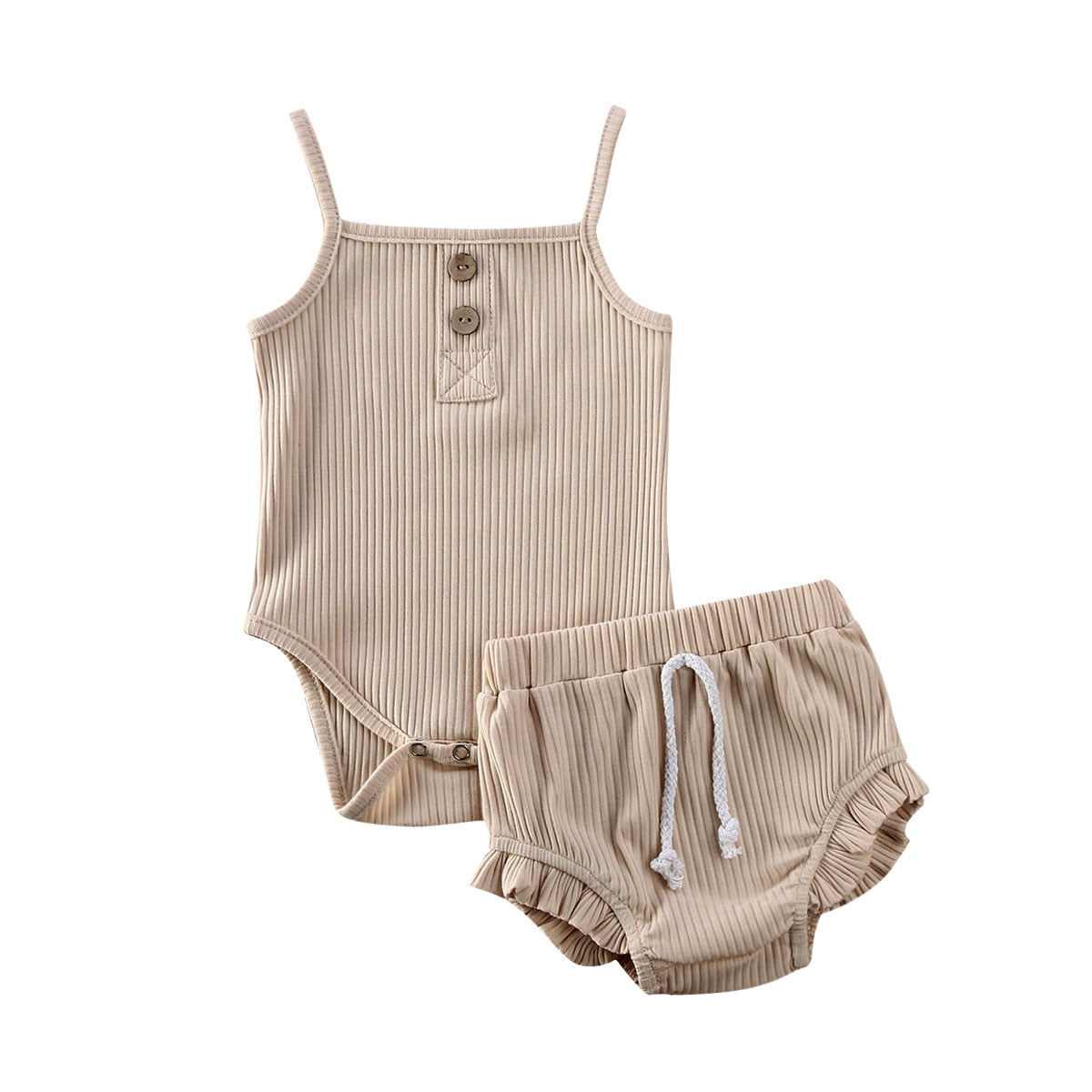 Baby Girl 2-Piece Romper Set (3-18M) (More Color Options)