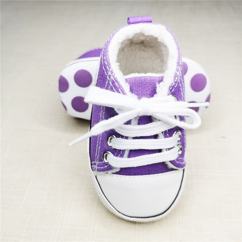 Baby Canvas Classic Sneakers (0-18M) Multiple Color Options