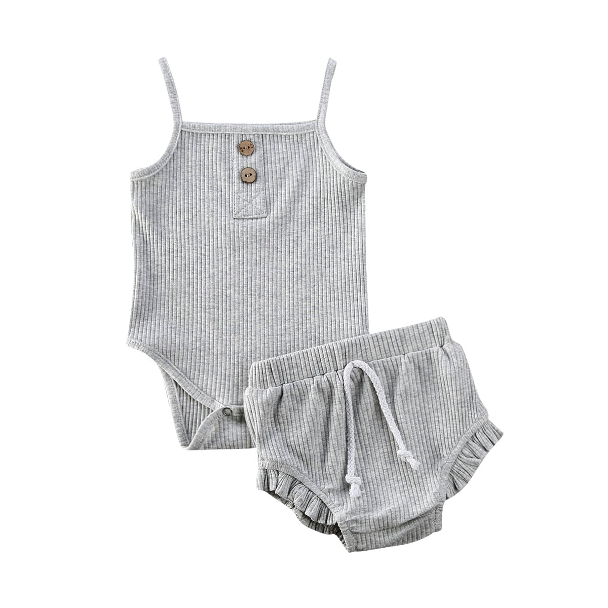 Baby Girl 2-Piece Romper Set (3-18M) (More Color Options)