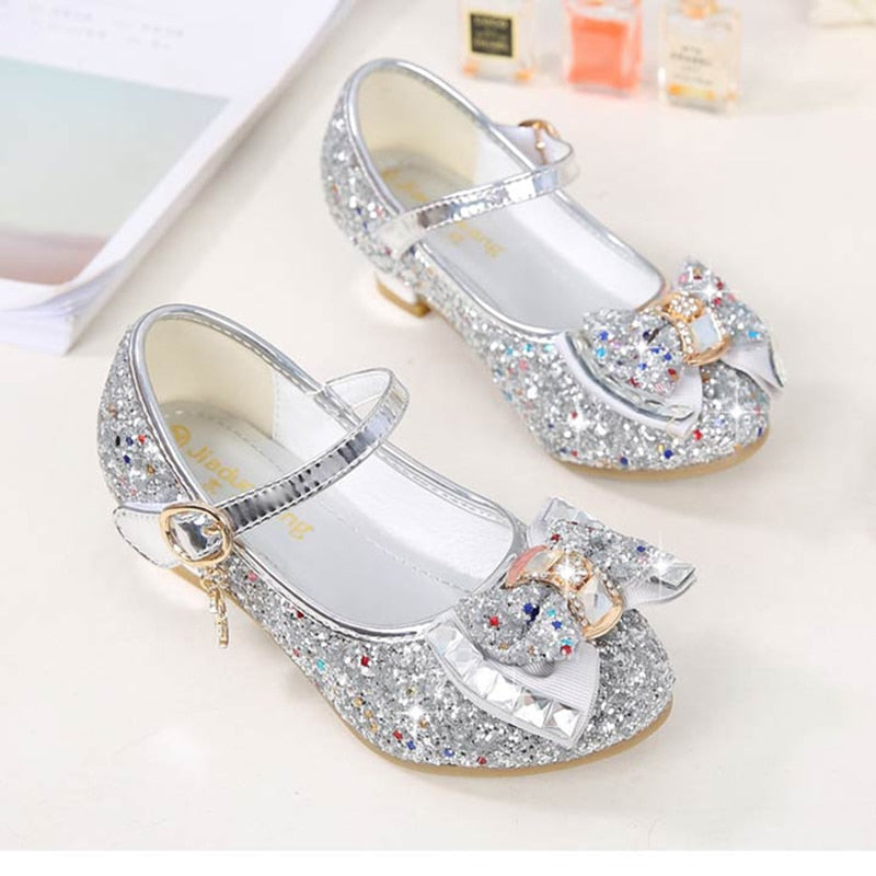 Princess Slipper - Glitter Black