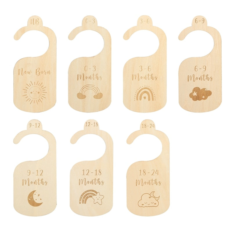 Wooden Nursery Closet Dividers