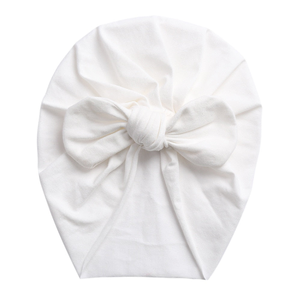 Baby Girl Bow Turban (Multiple Color Options)