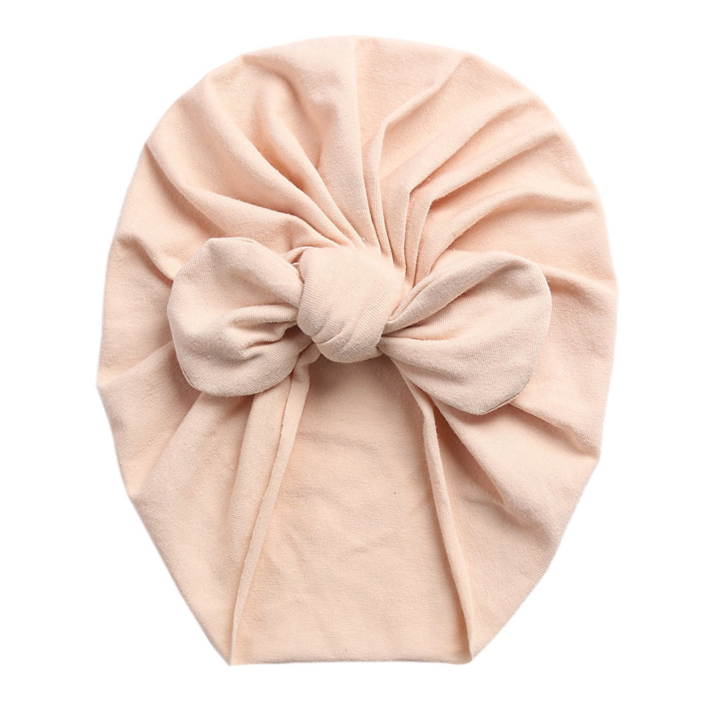 Baby Girl Bow Turban (Multiple Color Options)