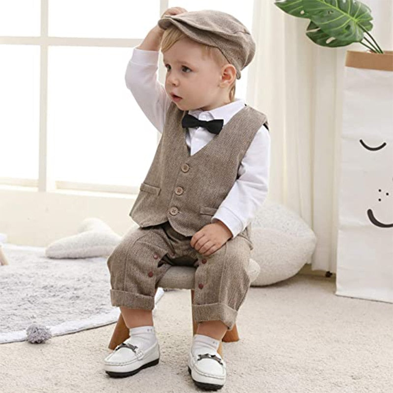 Boy’s Gentleman Set (Sizes 18m-3T) Multiple Color Options