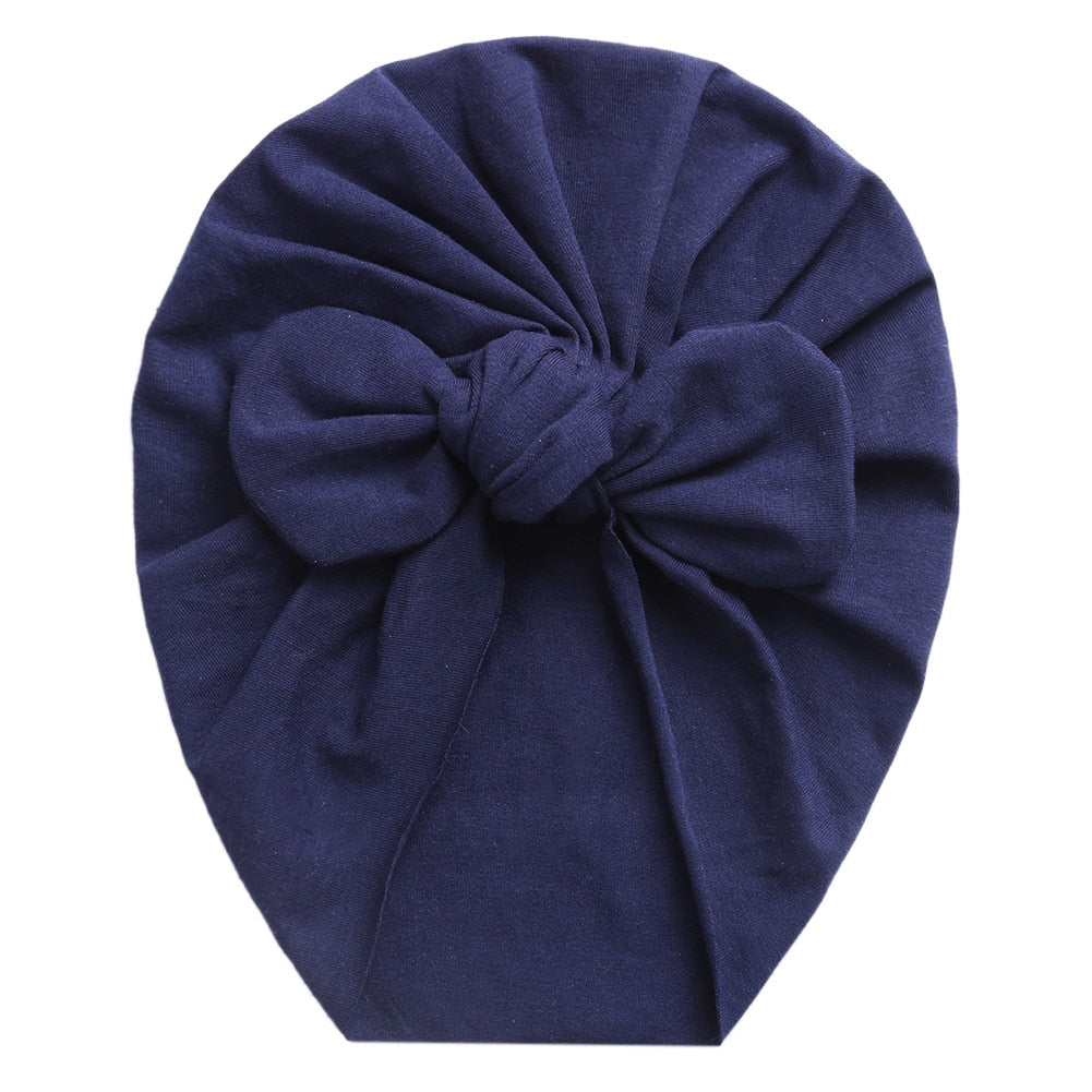 Baby Girl Bow Turban (Multiple Color Options)