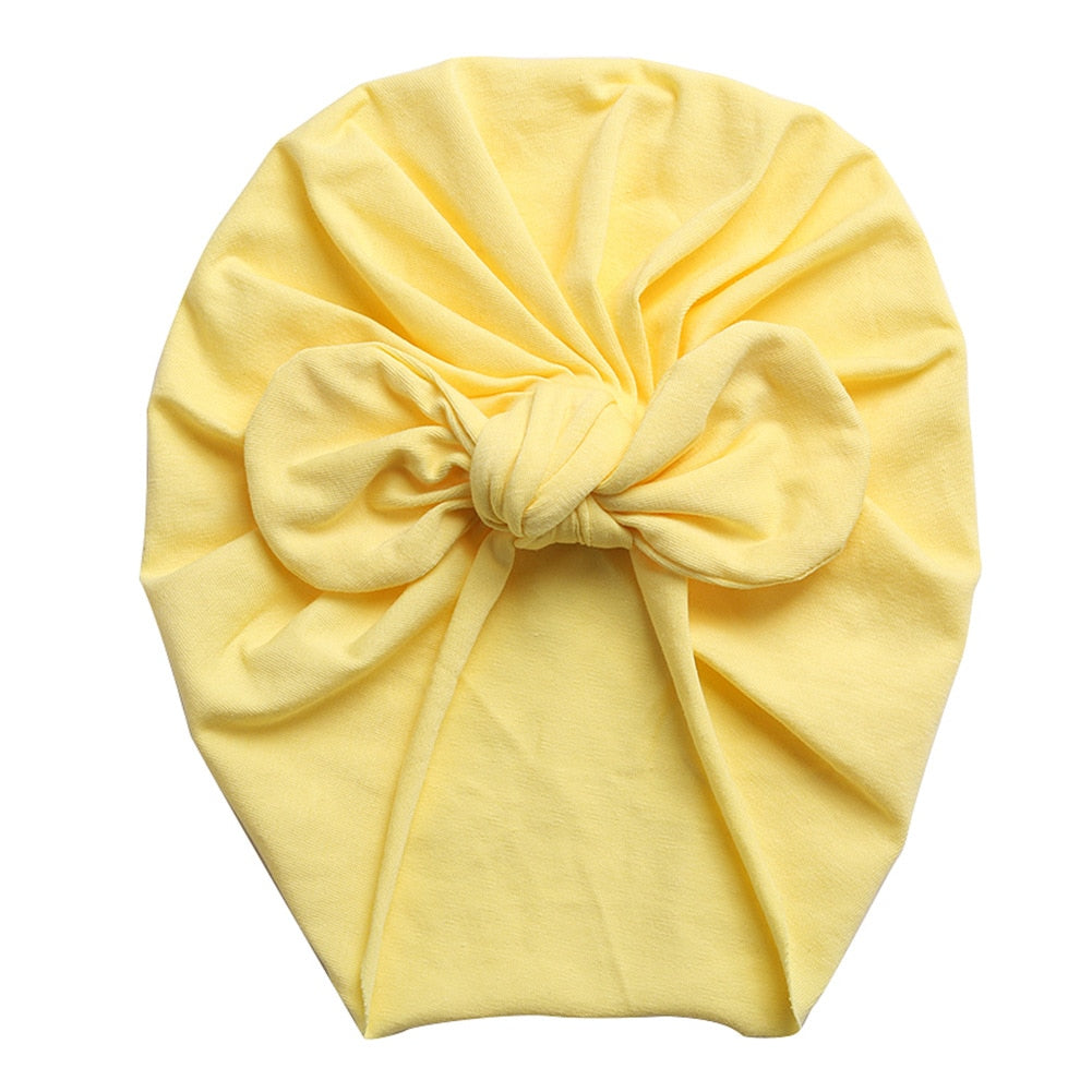 Baby Girl Bow Turban (Multiple Color Options)