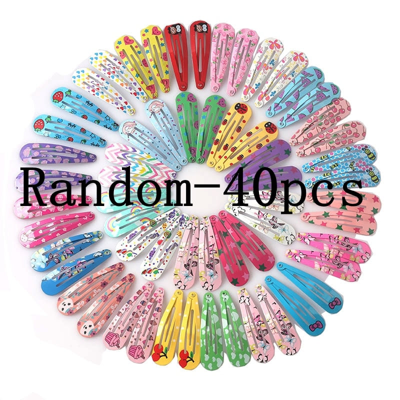 30-Piece Assorted Hair Clips (Multiple Colors & Shapes)