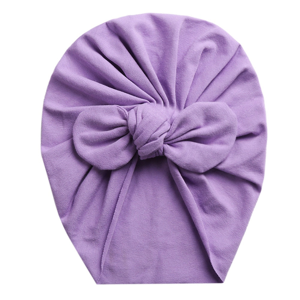 Baby Girl Bow Turban (Multiple Color Options)