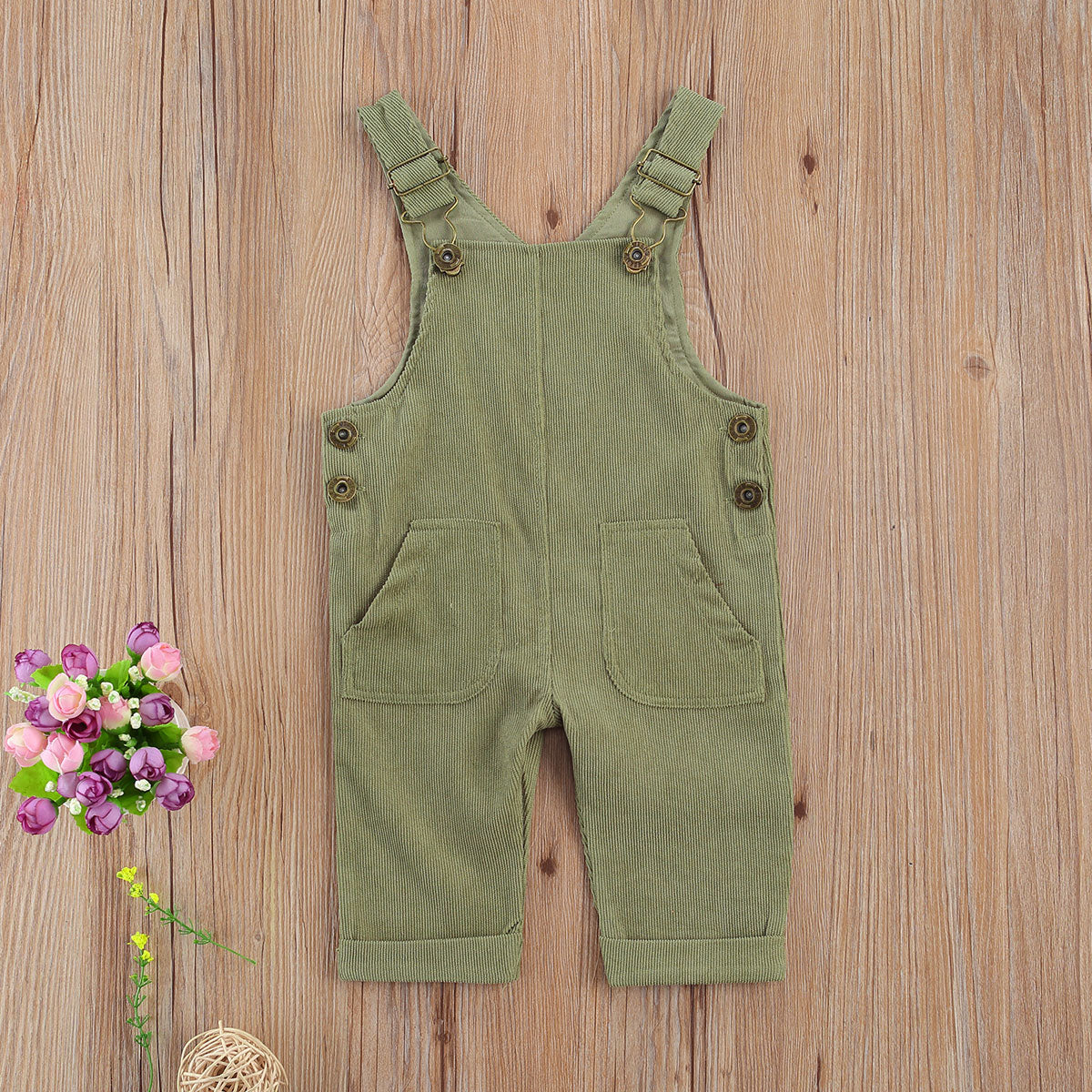 Unisex Corduroy Overalls (3-18m)