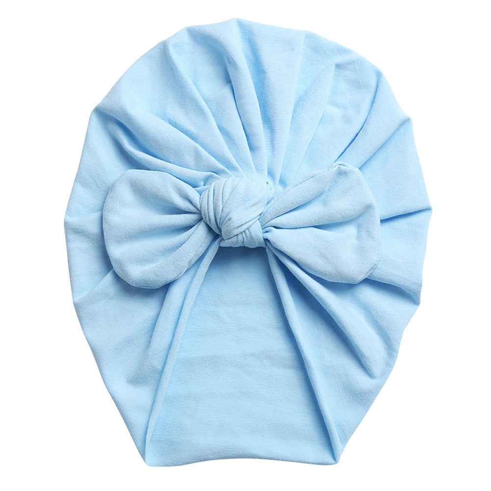 Baby Girl Bow Turban (Multiple Color Options)