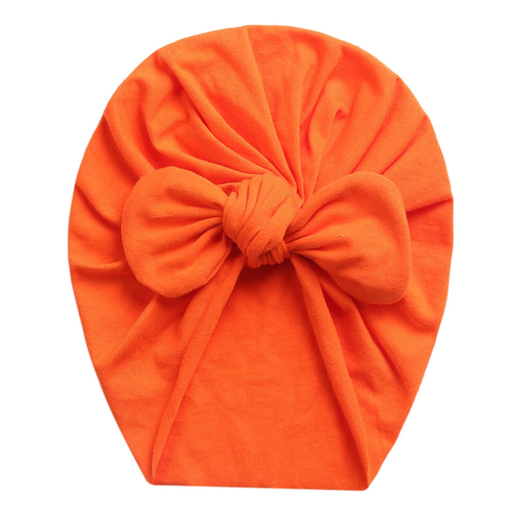 Baby Girl Bow Turban (Multiple Color Options)