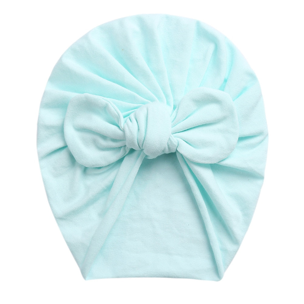 Baby Girl Bow Turban (Multiple Color Options)