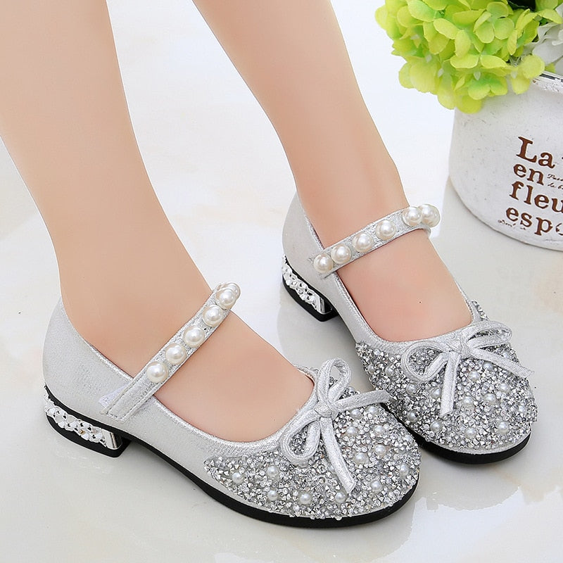 Princess Slipper - Glitter Black