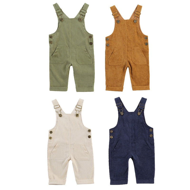 Unisex Corduroy Overalls (3-18m)