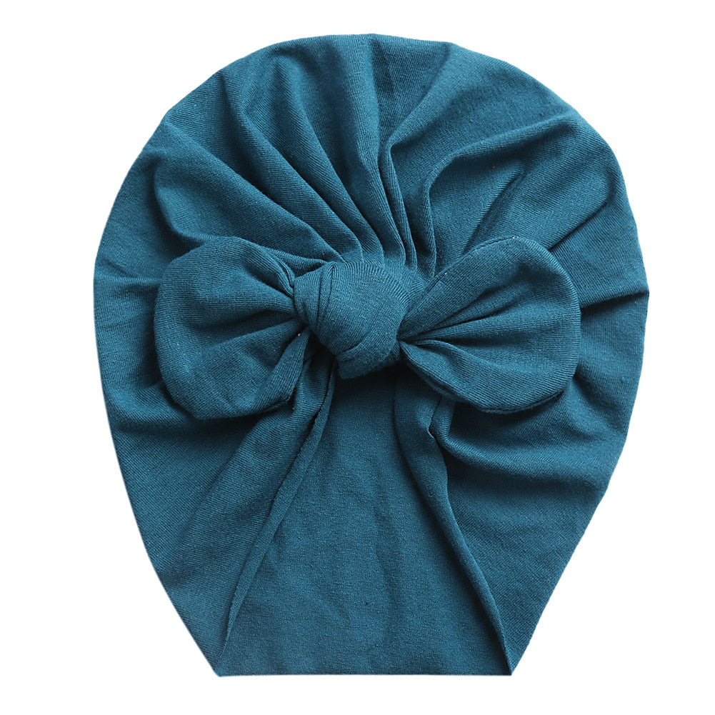 Baby Girl Bow Turban (Multiple Color Options)