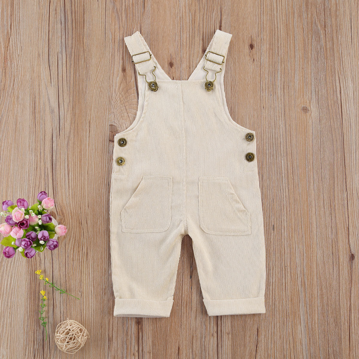 Unisex Corduroy Overalls (3-18m)