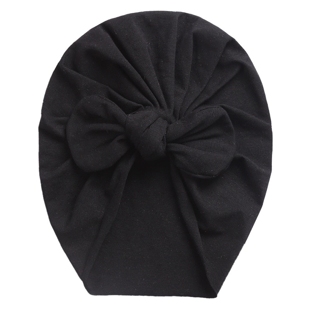 Baby Girl Bow Turban (Multiple Color Options)