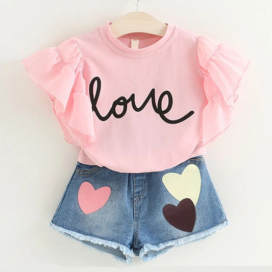 Girl's Love Short Set