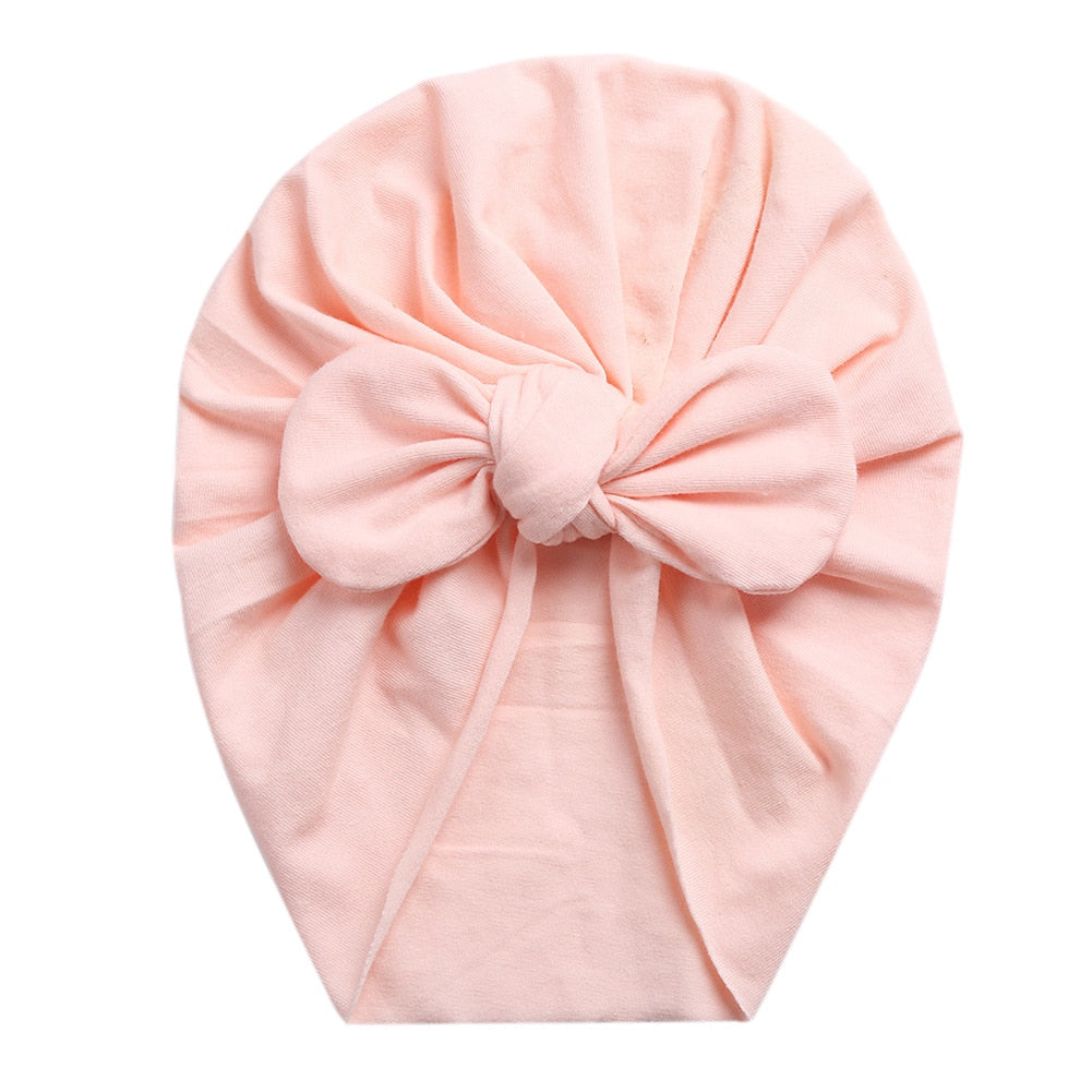 Baby Girl Bow Turban (Multiple Color Options)