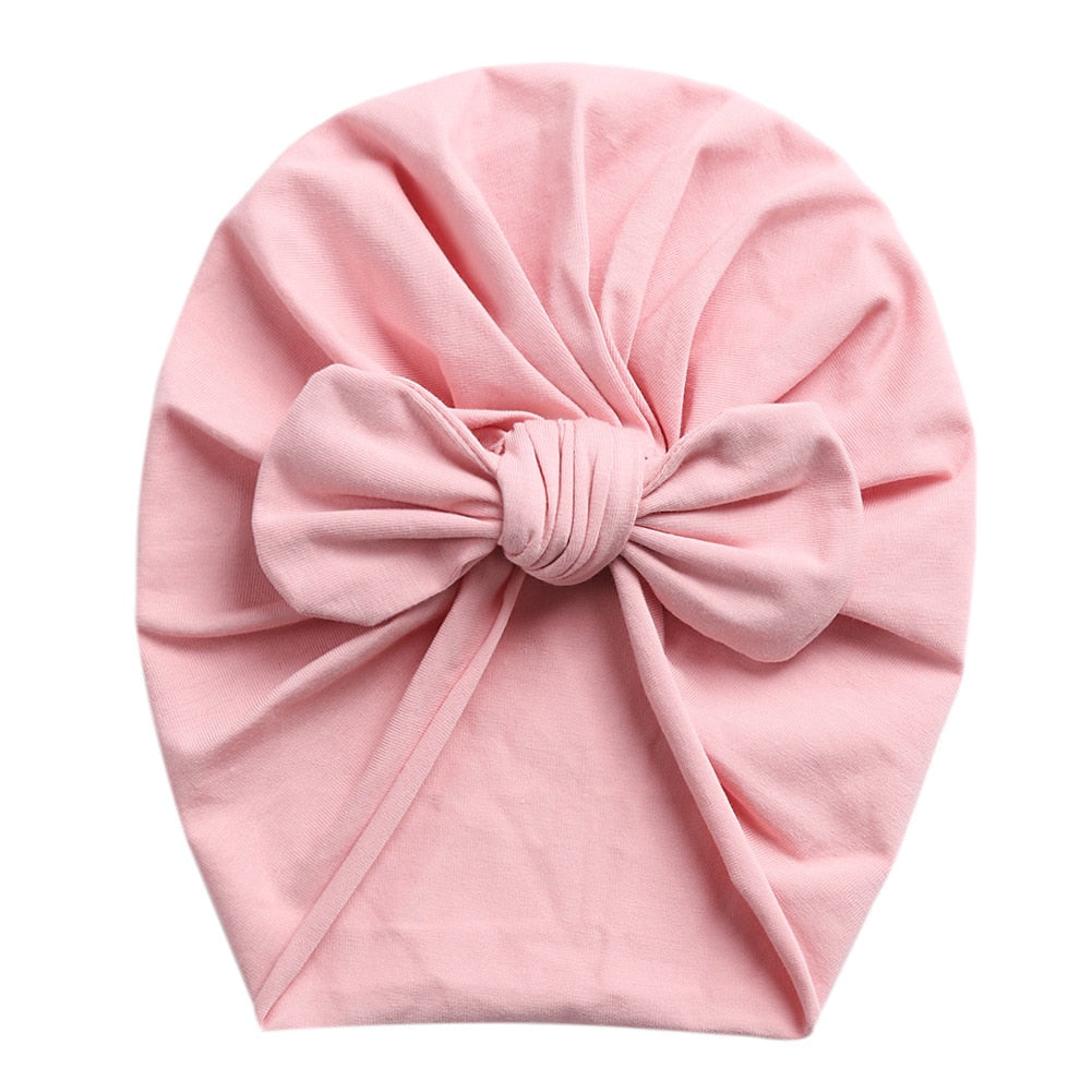 Baby Girl Bow Turban (Multiple Color Options)