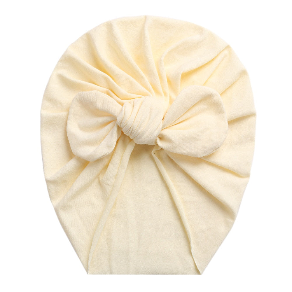 Baby Girl Bow Turban (Multiple Color Options)