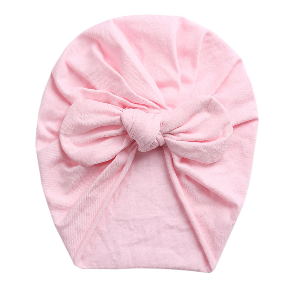 Baby Girl Bow Turban (Multiple Color Options)